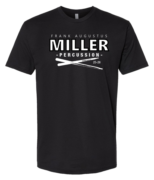 Miller Middle School Percussion T-Shirt (2025–2026)