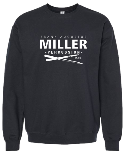 Frank Augustus Miller MS – Percussion Crew Sweatshirt (2025–26)